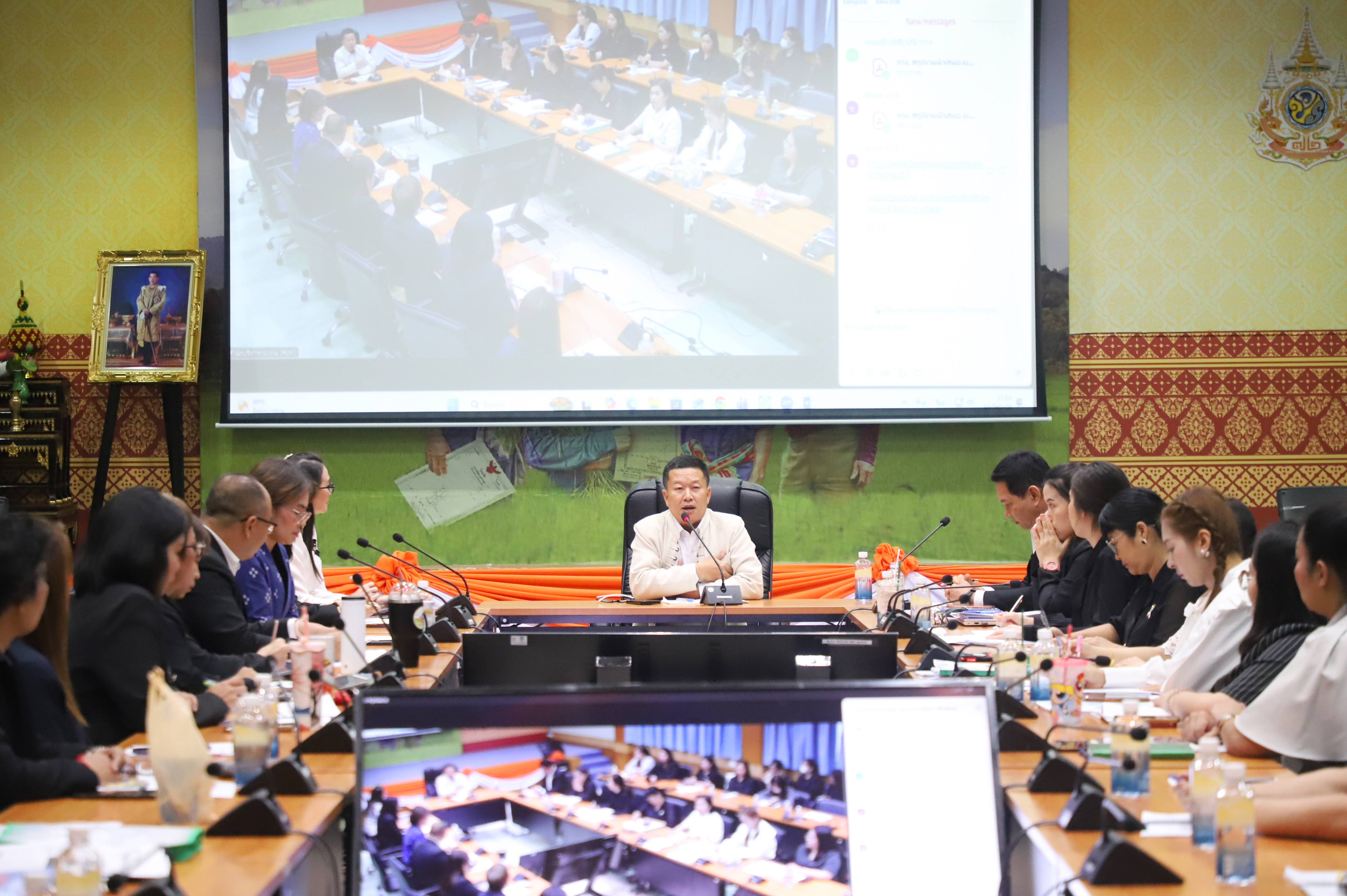 title - สำนักบริหารกองทุน (สบท.)  จัดการประชุมภายใน เพื่อติดตามเร่งรัดการดำเนินงานตามกรอบหน้าที่และตัวชี้วัด